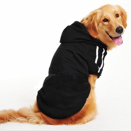Namsan - Sudaderas deportivas con capucha para perros medianos y grandes