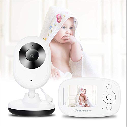 NLDM Baby Monitor, Display Video Baby Monitor con Cámara Y Audio, Monitor De Visión Nocturna, Cámara Inalámbrica De Visión Nocturna por Infrarrojos