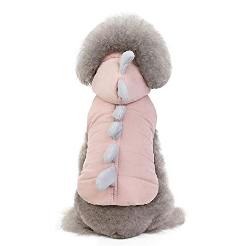OLADO Lovely Dinosaur Pet Dog Clothes Winter Warm Outdoor Puppy Coats Chaquetas para Perros Chihuahua Bulldog Pets Productos