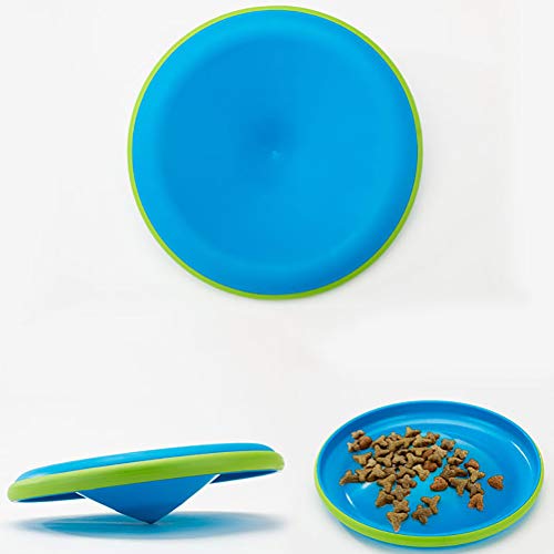 OPORA (3 Piezas, Color Al Azar) Frisbee Perro Silicona, Juguete para Que El Perro Vaya A Buscar Al Aire Libre,Petfrisbee,23cm