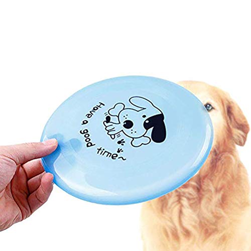 OPORA Frisbee para Perros Blando, Juguetes para Perros Pequeños Medianos Cachorros, Juguete para Perros De Diseño Aerodinámico (5 Piezas, Color Al Azar),Random,20cm