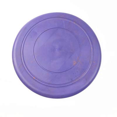 OPORA Juguete Frisbee Perro Blando (5 Piezas) para Perro Pequeño/Mediano/Grande, 100% Soft Natural Non-Toxic Rubber Dog Flying Disc,Purple,17.5cm