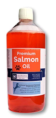 OURONS Aceite de salmón para Perros. presentación 1000 ML