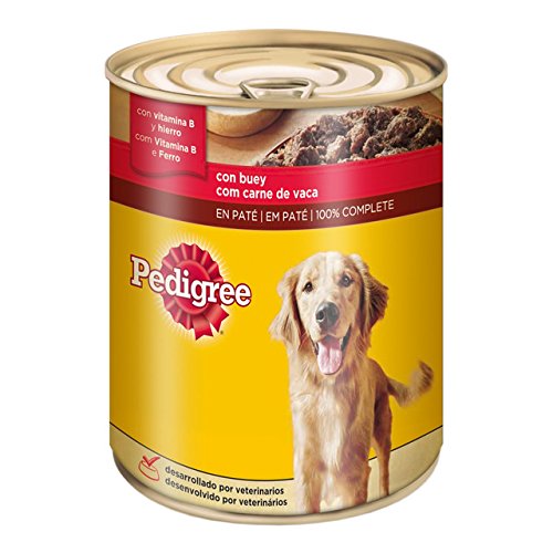 PEDIGREE - Comida húmeda para Perro con Buey en Lata - 800 g