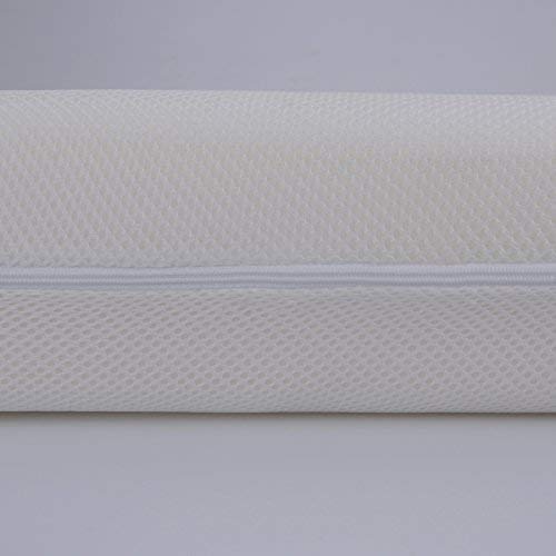 Pekitas - Colchón 3D cuna 60 x 120 cm,10 cm grosor transpirable anti-ahogo, funda con cremallera desenfundable y lavable, interior espuma dureza 20 para bebes