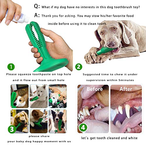 Perro Cepillo de dientes Juguete Masticar Palillo Dientes limpios Higiene Cuidado dental para cachorros