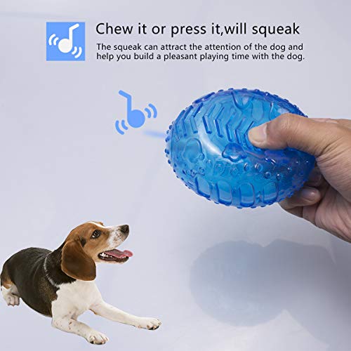 Petper Cw-0037EU - Juguete con sonido de pelota para perros (azul)