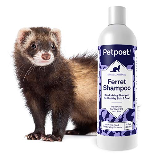 Petpost | Champú para Hurones - Champú Desodorante naturalmente Efectivo para Hurones y Animales pequeños - Fórmula para Piel y Pelaje saludables