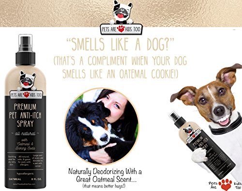 Pets Are Kids Too Desodorante Spray y Aromatizante Perfumado para Mascotas Anti Picazón - Totalmente Natural e Hipoalergénico (1 Botella)