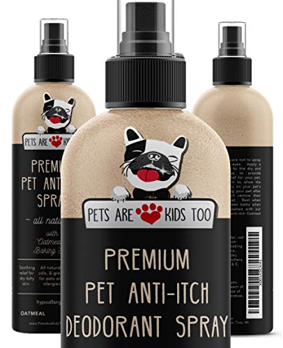 Pets Are Kids Too Desodorante Spray y Aromatizante Perfumado para Mascotas Anti Picazón - Totalmente Natural e Hipoalergénico (1 Botella)