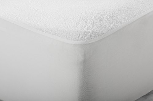 Pikolin Home - Protector de colchón para cuna de rizo, 100% algodón, impermeable y transpirable, 60x120-Cuna (Todas las medidas)