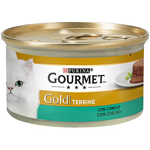 Purina Gourmet Gold Tarrine comida para gatos con Conejo 24 x 85 g