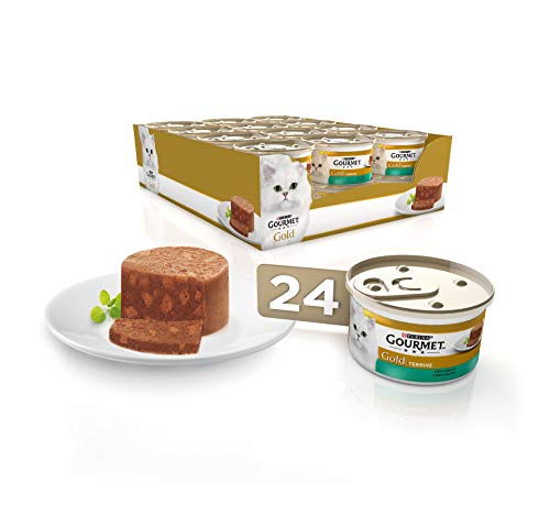Purina Gourmet Gold Tarrine comida para gatos con Conejo 24 x 85 g