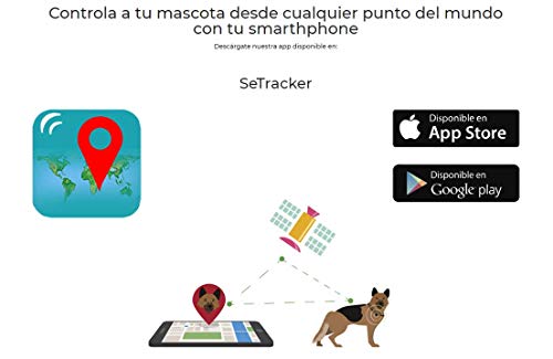 RASTREADOR GPS para Mascotas INFINITON Pet Tracker (Localizador GPS para Perro y Gatos, Ranura microSIM)