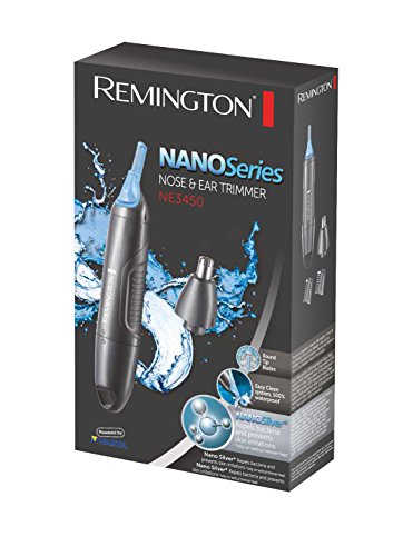 Remington NE3450 Nano Series - Naricero, tecnología Comfort Trim, cabezal antimicrobiano, resistente al agua