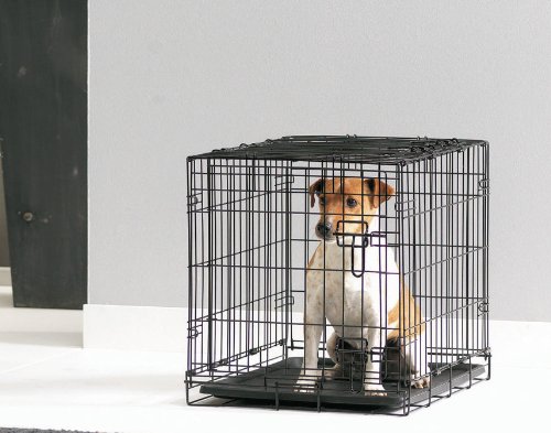 Savic Dog Cottage - Caja para Perro (61 x 44 x 50 cm), Color Negro