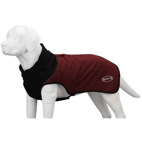 Scruffs - Abrigo térmico Acolchado para Perro, Talla XS, Color Burdeos, 220 g