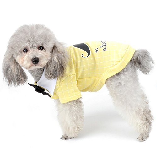 SELMAI Chaleco para mascota 2018, camiseta para perros pequeños, camiseta de pajarita de verano, ropa para cachorros (para mascotas pequeñas solamente)