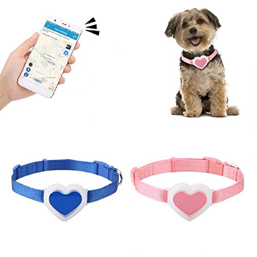 SNAWEN Mini Mascota Impermeable GPS Anti-Perdido Perro Collar de Seguimiento en Tiempo Real Buscador de Seguridad Localizador Equipo de buscador de Mascotas-Azul