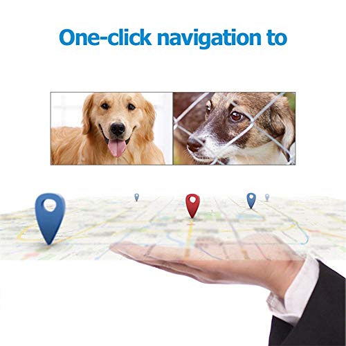 SNAWEN Rastreador GPS para Collar de Mascotas con micrófono para Perros Gatos Mini GPS en Tiempo Real + Beidou + WF + LBS + AGPS Localizador de rastreo Rastreador de Mascotas Anti-perdidas-L
