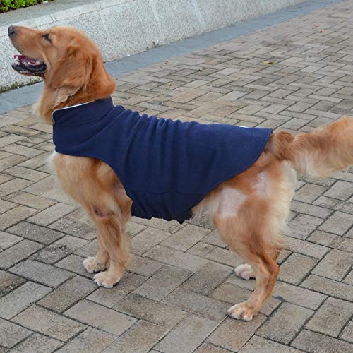 SUNXK Ropa for Mascotas Ropa de otoño e Invierno for Mascotas Ropa for Perros Labrador Golden Retriever Ropa for Perros (Color : Blue, Size : 4XL)