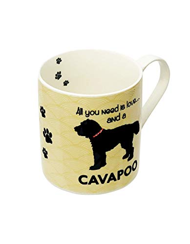 Taza de perro de mascota – Cavapoo (King Charles Cavalier/Poodle)