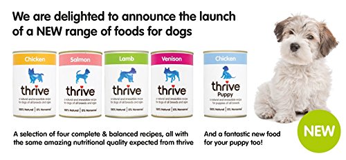 Thrive THWDS - Comida húmeda para perros hipoalergénico, 6 x 400gr