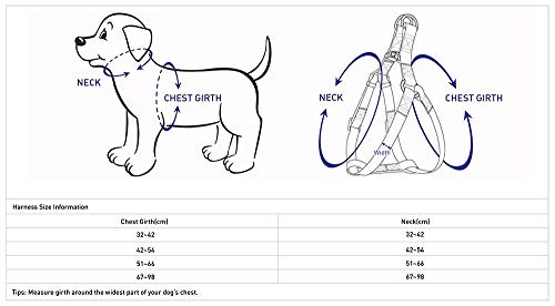 Umi. Essential Classic - Arnés para perros M, contorno del pecho 51-66 cm, arneses ajustables para perros (rojo)