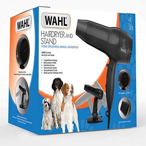 WAHL Pet secador de Pelo y Soporte – Negro