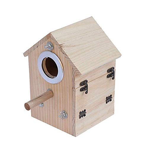 Wmchiwan Mascotapara Gato Perro Nesting Box Construction Kit for pájaros, Nesting Box Nesting House Bird House Nesting Box Mascotapara Gato Perro