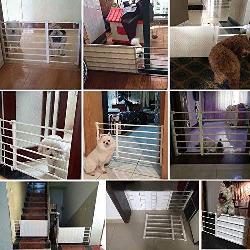 Xinyuanjiafang Puerta Ajustable para Mascotas Valla para Perros Puerta de Seguridad para bebés Puerta Aislante para Mascotas Barrera Interior para Gatos pequeños Organizador de Armario,2,Width24cm