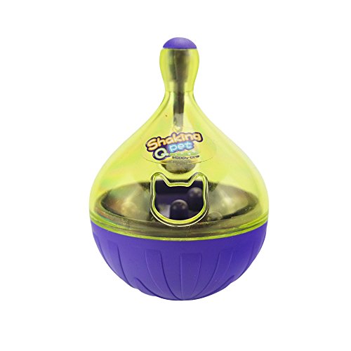 XMDZ - Dispensador de perros, bola de puzle, dispensador de comida de juguete en forma de vaso para perros con campana