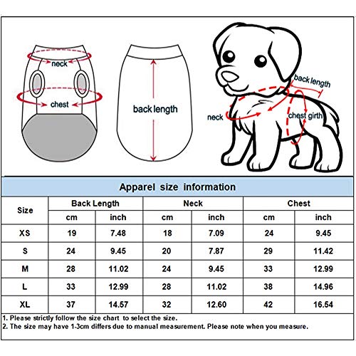 Yagoal Trajes para Perros pequeños Ropa para Perros Dog Clothes For Small Dogs Puppy Clothes Pet Party Dress Dog Dress For Large Dogs Cat Clothes Blue,m