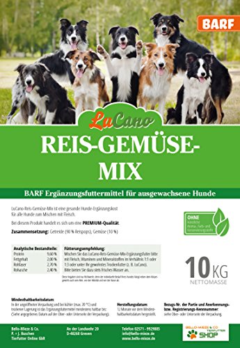 2 x 5 kg Metaphys Lucano Arroz verduras – Mix para perros, ideal para barfen | glutenfrei
