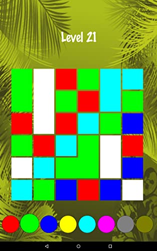 4 colores: Puzzle para niños - Divertido y adictivo juego de rompecabezas educativo para niños y adultos, niños y niñas de cualquier edad con muchos niveles