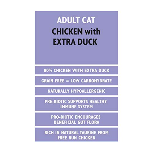 Applaws Comida seca para gatos, pollo y pato/adulto, 2 kg