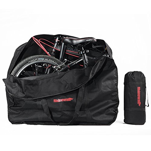 Bolsa Transporte Bicicleta Plegable, Selighting Bolsa de Almacenamiento de Bici Bolsa para el manillar Bolso  Plegable para el Envío de Viajes, 20 Pulgadas