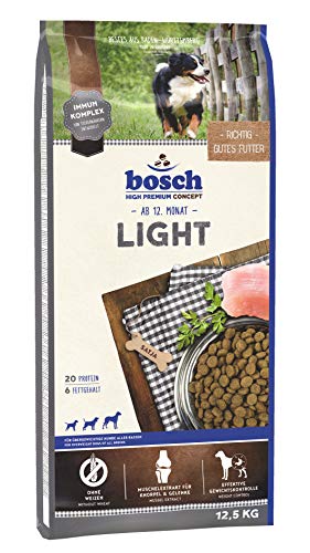 bosch HPC Light | Comida seca para perros sobrepesados de todas las razas | 12,5 kg