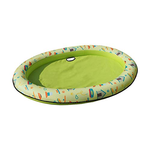 Bote inflable plegable - bote de flotador de piscina para perros para mascotas juguetes de agua para perros juguetes de natación para perros juguetes de playa inflables y piscina para perros cachorros