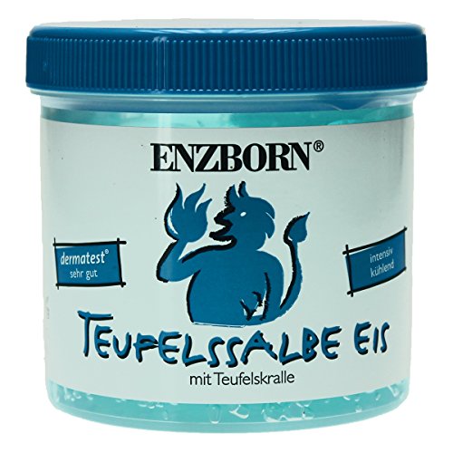 Caballos pomada Enzborn Teufel pomada Hielo 200 ml, es un Intensivo kühlendes pfle gegel con la fuerza naturales de la harpagófito