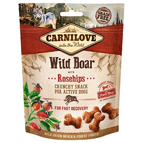 Carnilove Carnilove Crunchy Snack Wild Boar & Rosehips, Premios Para Perro, 200g - 200 gr