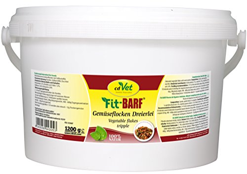 cdVet Fit-Barf - Tríptico para Copos de Verduras, 1,2 kg
