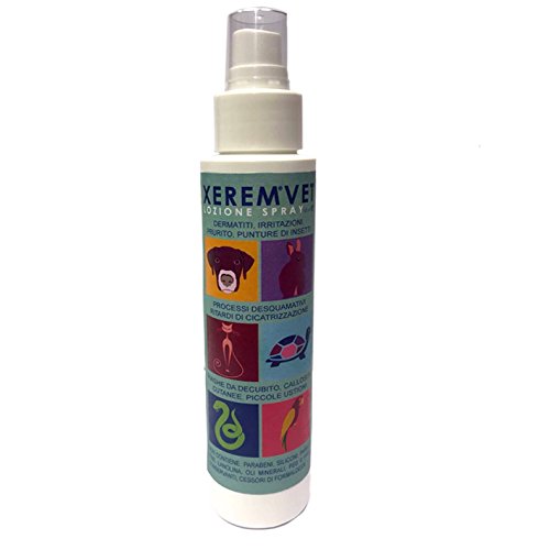 DEAKOS Xerem Vet 100 ml - Loción Spray 50 ml - Acción reepitelizante y cicatrizante - Alivia el picor y el quemazón