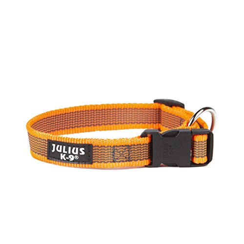 Desconocido Julius-K9 Color & Gray Collar, 20 Mm (27-42 Cm), Naranja-Gris