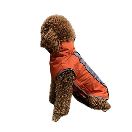 FELZ Otoño Invierno Mascota Perro Deporte al Aire Libre Impermeable a Prueba de frío Traje de esquí Chubasquero para Perros Medianos y Grandes Sudaderas Abrigo