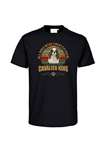 Gaya Entertainment Cavalier King Dog - Camiseta para Perro, diseño de Raza Negro XXXL