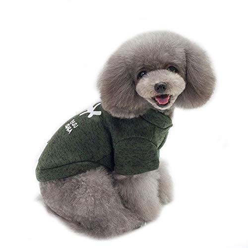 Handfly - Abrigo de invierno para perros, sudadera con capucha, chaqueta para perros pequeños