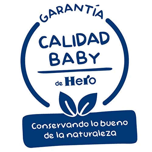 Hero Baby Buenas Noches Verduras con Pescadilla a la Crema Tarrito de Puré para Bebés a partir de 8 meses Pack de 6 u de 2 x 190 g