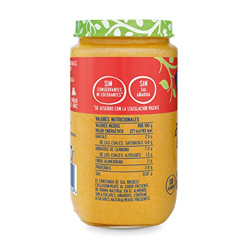 Hero Baby - Zanahorias Baby Delicias De Ternera 235 gr - Pack de 6 (Total 1410 gr)