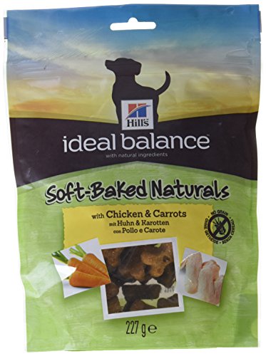 Hill's science - Snack para Perros Adultos pequeños, medianos y Grandes hill's Ideal Balance Soft Baked Pollo y Zanahoria 227 gr
